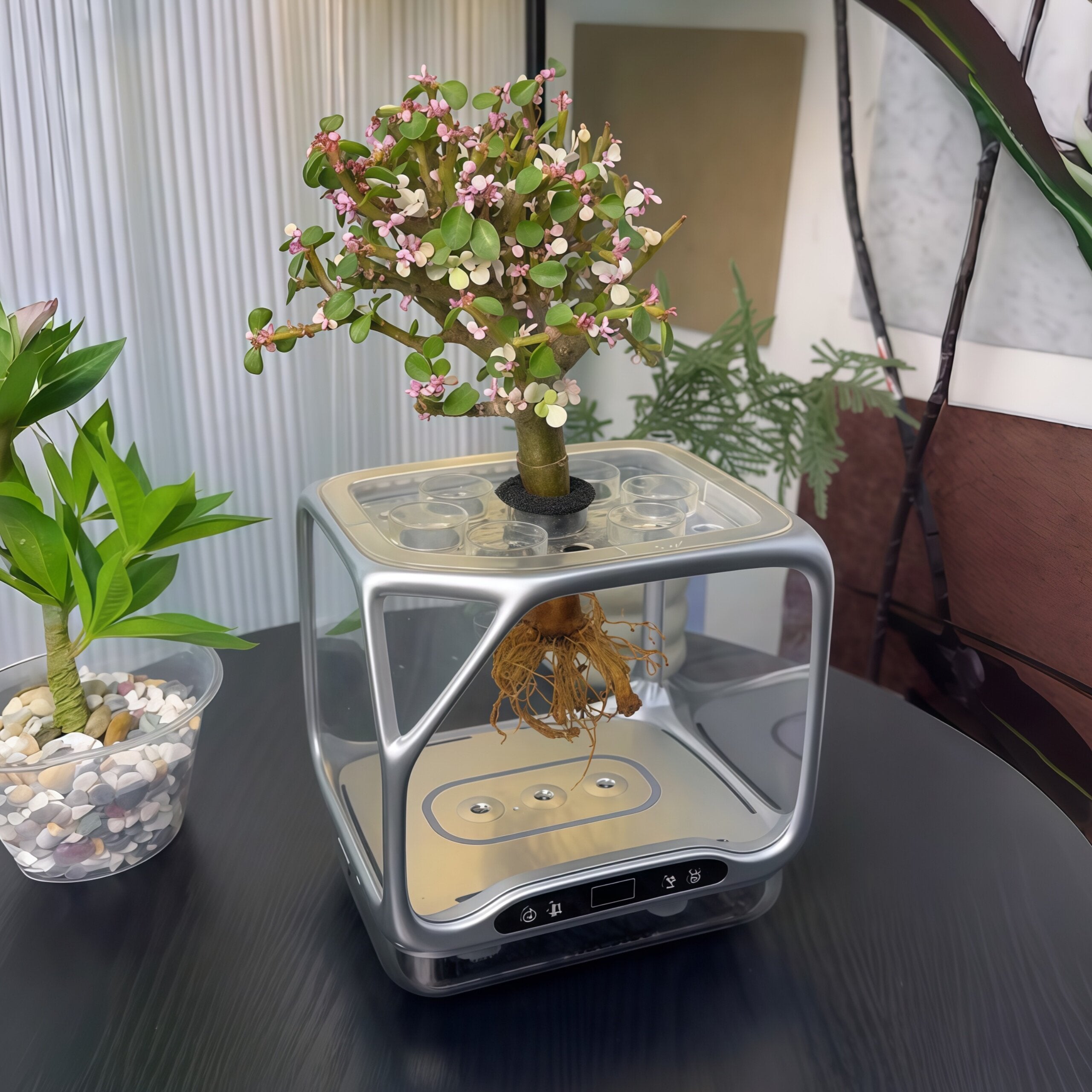 Smart Mist Hydroponic Growing System Pro Desktop Aeroponic Planter for DIY Moss Terrariums & Soilless Indoor Gardening