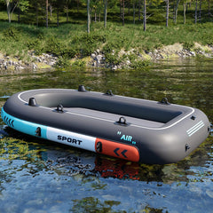 Thickened Inflatable Kayak Fishing Boat Foldable Rubber Dinghy for Outdoor Drifting, Lure Fishing & Wild Fishing