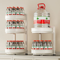 Rotating Spice Rack Organizer with Spice Jars for Kitchen Countertops