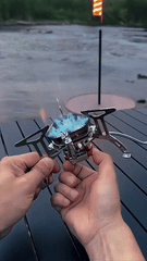 6800W Portable Camping Gas Stove for Outdoor Cooking