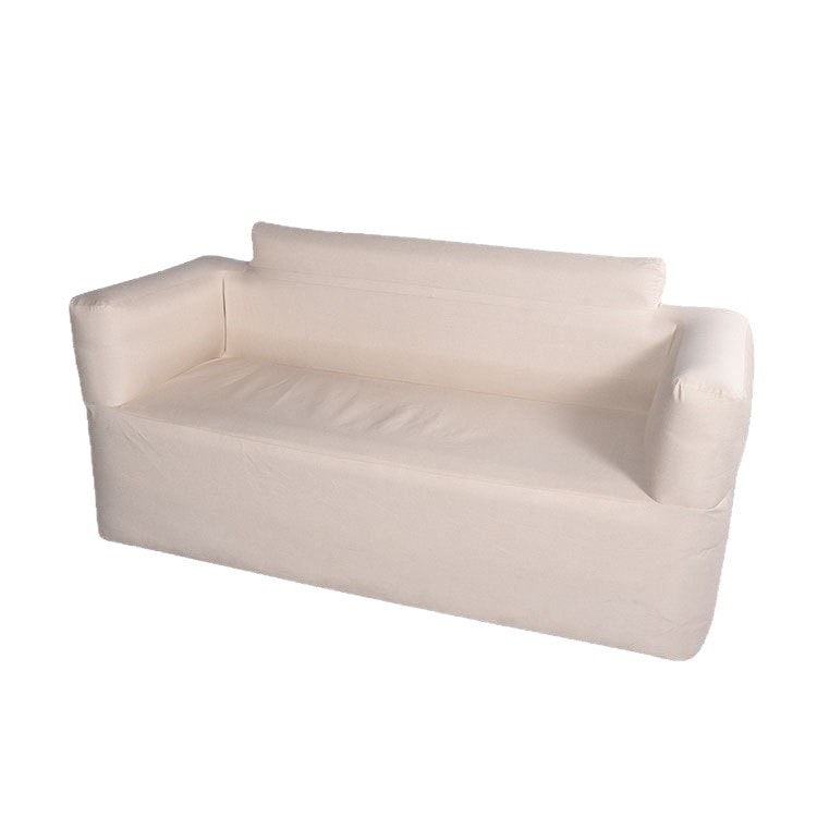 Automatic Inflatable Double Camping Sofa with Fabric Cover, Portable Air Lounger Chair for Outdoor Camping, Travel & Relaxation