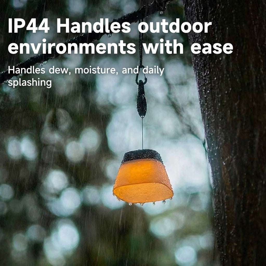 Portable Camping Lantern, Rechargeable Outdoor Tent Light with Long Battery Life for Camping, Night Markets & Home