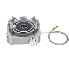 Portable Stainless Steel Split Gas Camping Stove High-Power Cassette Burner for Outdoor Cooking, Tea Brewing & Camping