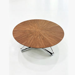 Bauhaus Transforming Lift-Top Dining Table Multifunctional Convertible Coffee Table with Folding Extension