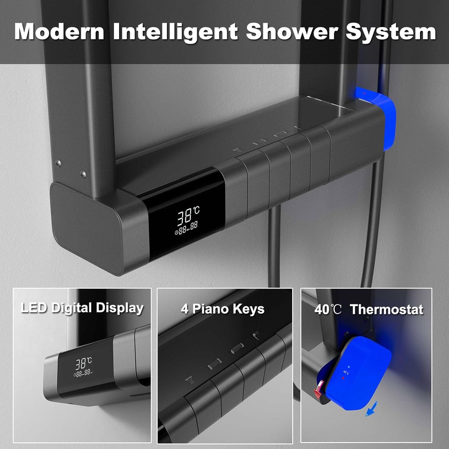 New Arrival Luxury Bathroom Shower Set – Modern Style Shower System with Premium Features