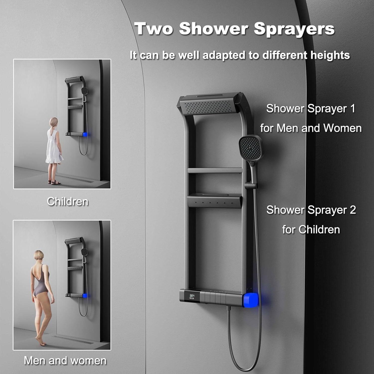 New Arrival Luxury Bathroom Shower Set – Modern Style Shower System with Premium Features