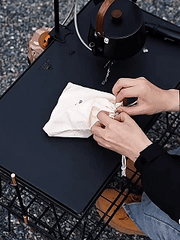 Portable Stainless Steel Mini Fire Pit Tabletop Fire Bowl for Camping, Patio, Aromatherapy & Mosquito Coil Burning