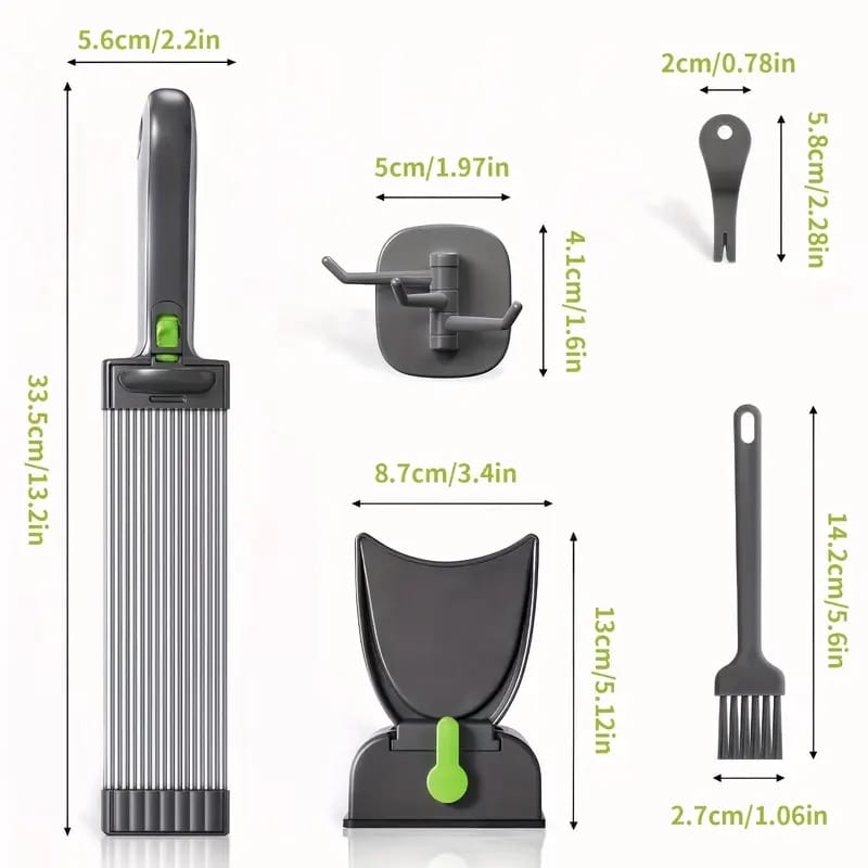 Manual Meat Slicer & Knife Sharpener Set – Stainless Steel, Perfect for Beef, Pork, Lamb – Ideal for Home Cooking & BBQ, Black