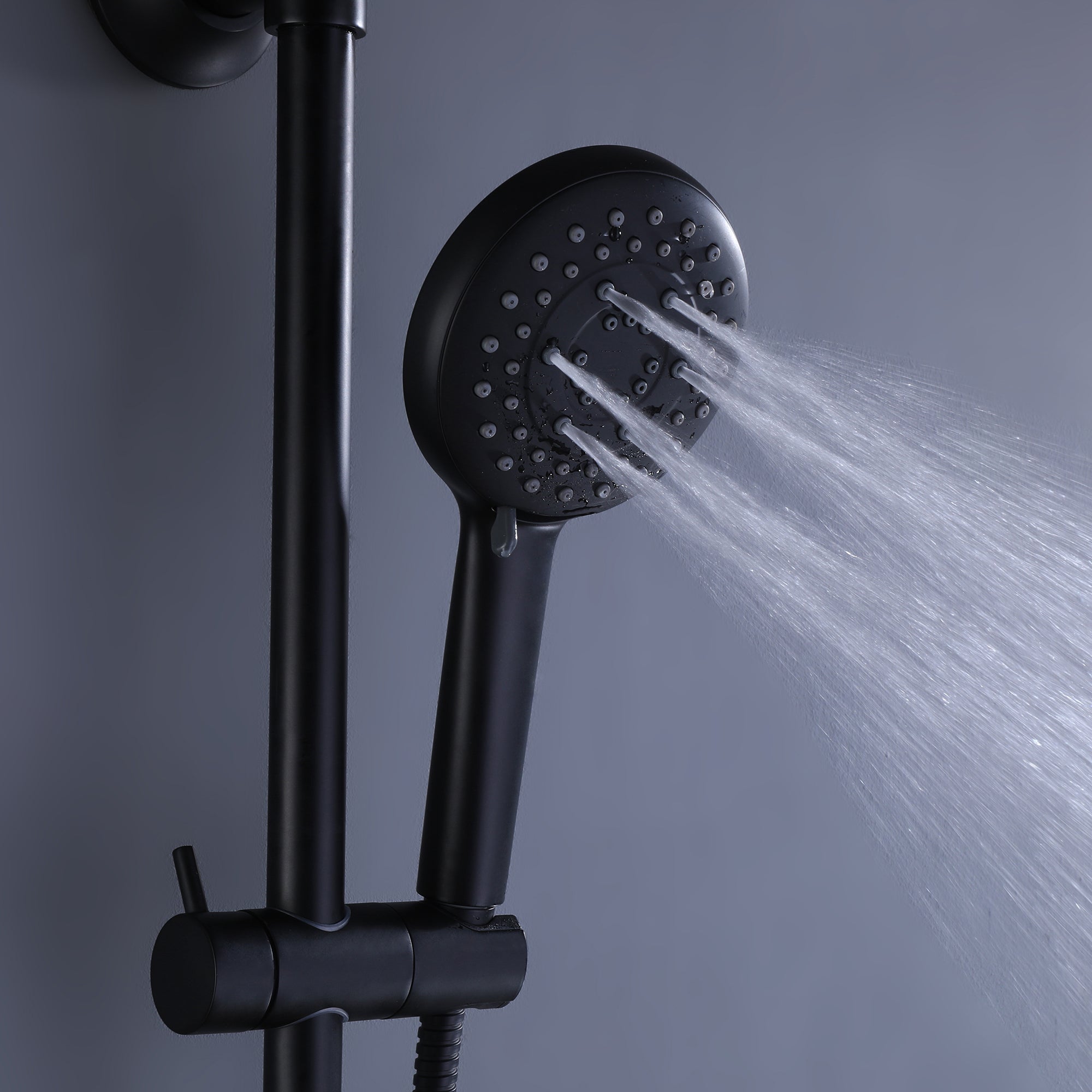 XYlivingstore Shower System with 10'' Rain Shower Head and 5-Setting Handheld Shower – Less Rough-in Valve
