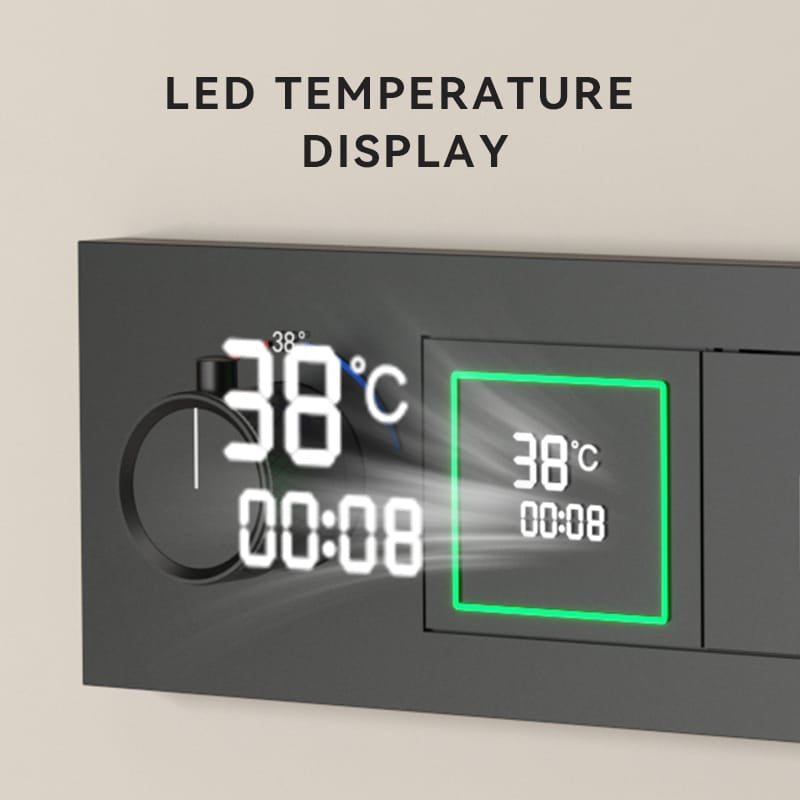 XYlivingstore 2025 Single-person version New Hidden shower system: Ultimate experience of ambient lighting and music