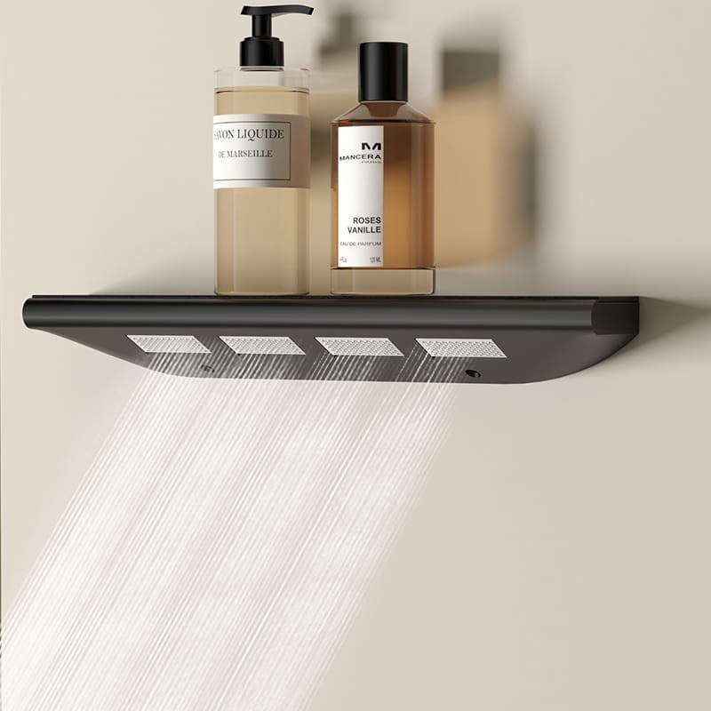 XYlivingstore 2025 Single-person version New Hidden shower system: Ultimate experience of ambient lighting and music