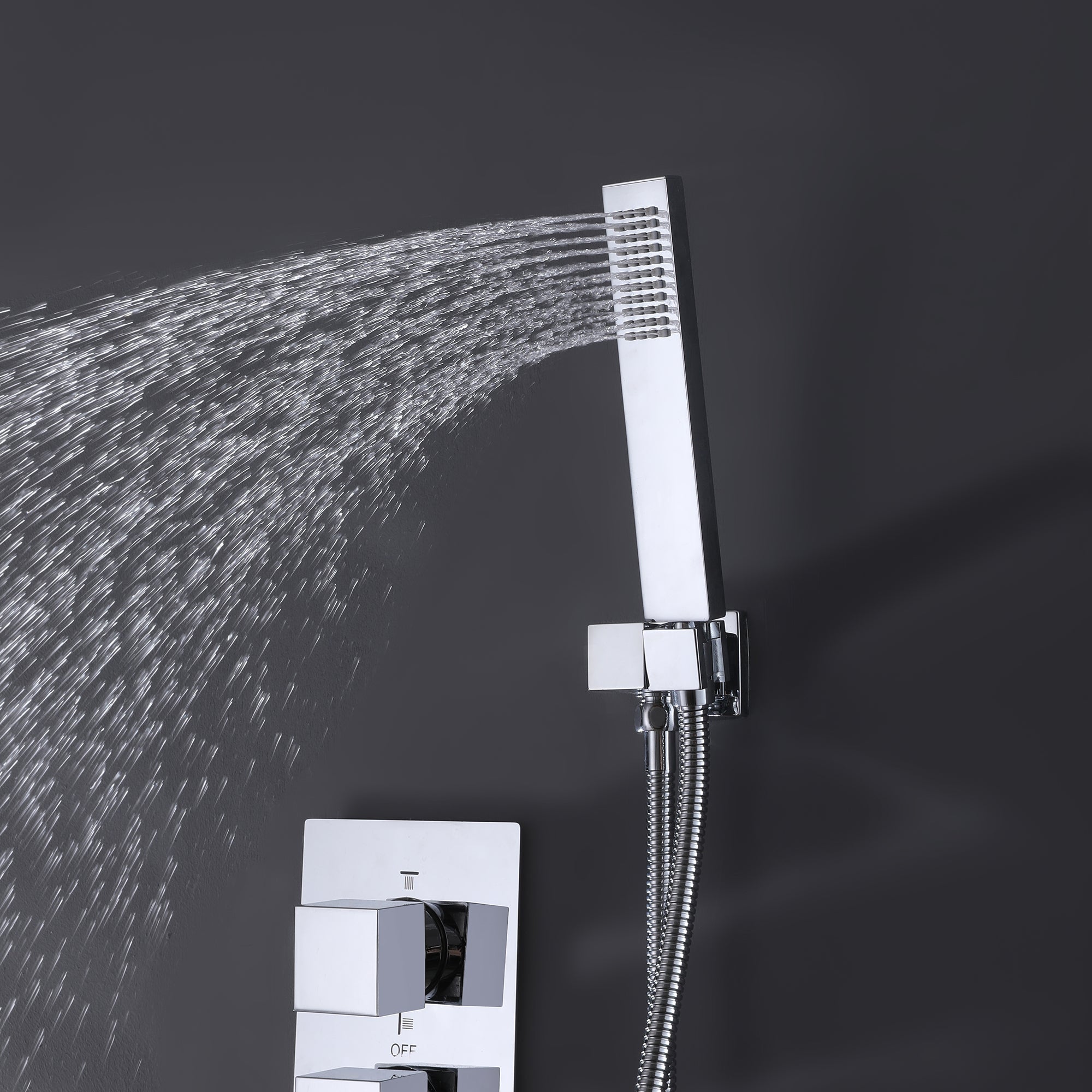 XYlivingstore Hidden Luxury Shower System with Built-in Valve – Elegant and Functional Design