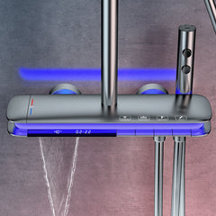 XYlivingstore Thermostatic Shower System | LED Lighting for Modern Bathrooms