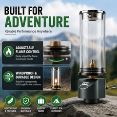 Dreamlike Fuel - Powered Camping Lantern | Compact Outdoor Tent Light, Durable & Energy - Efficient, Battery - Free for Hiking & Adventures