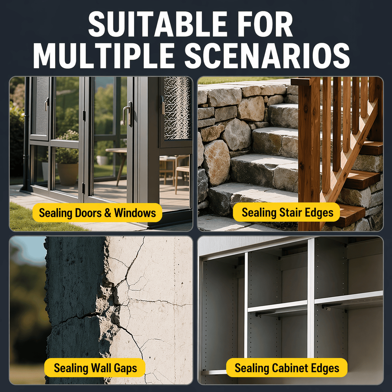 High - Strength 9900 Structural Silicone Sealant - Outdoor Weatherproof Adhesive for Windows & Doors