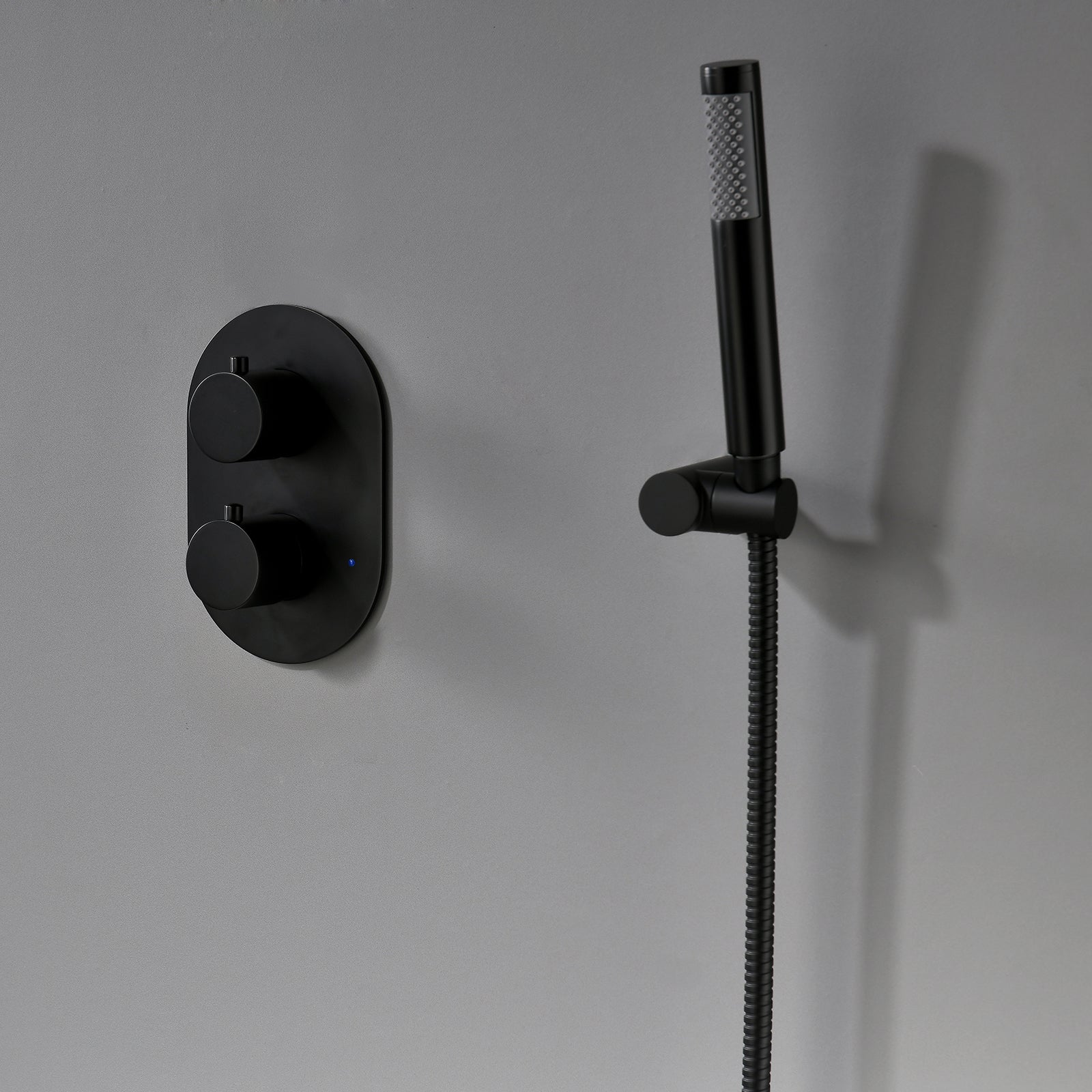 XYlivingstore Thermostatic Rainfall Shower System with Handheld Shower and Built-In Rough-in Valve