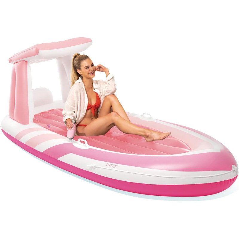 Inflatable Rainbow Unicorn Pool Float Ride-On, Giant Floating Raft for Adults & Kids, Summer Pool & Beach Party Float