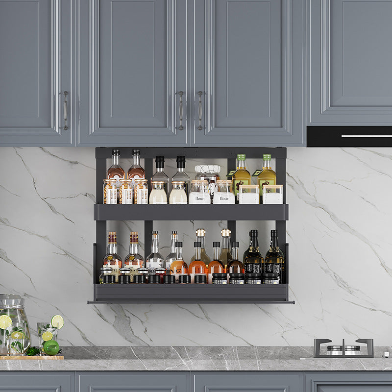 XYlivingstore Smart Kitchen Lift Basket – Space-saving Electric Cabinet Organizer