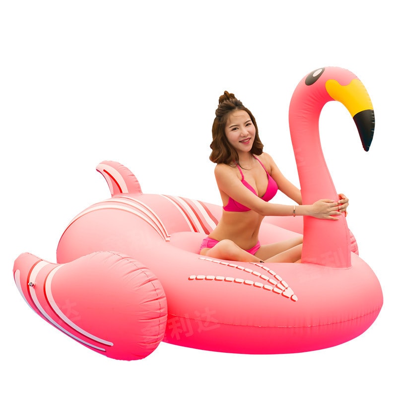 Inflatable Rainbow Unicorn Pool Float Ride-On, Giant Floating Raft for Adults & Kids, Summer Pool & Beach Party Float