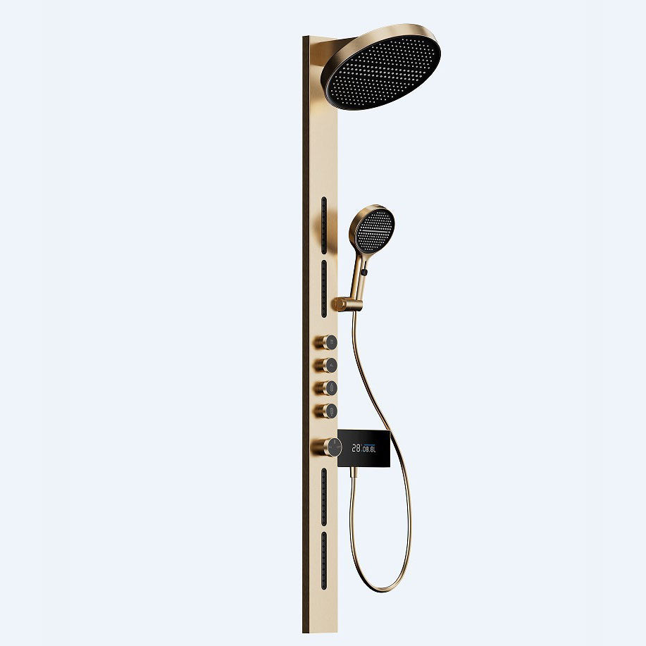 Matte Grey Thermostatic Shower Set | Concealed Wall-Mounted Design | Minimalist Luxury Bathroom Fixture