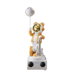 XYlivingstore Astronaut Floor Ornament for Living Room – Music Player, Coin Bank & Unique Home Decor