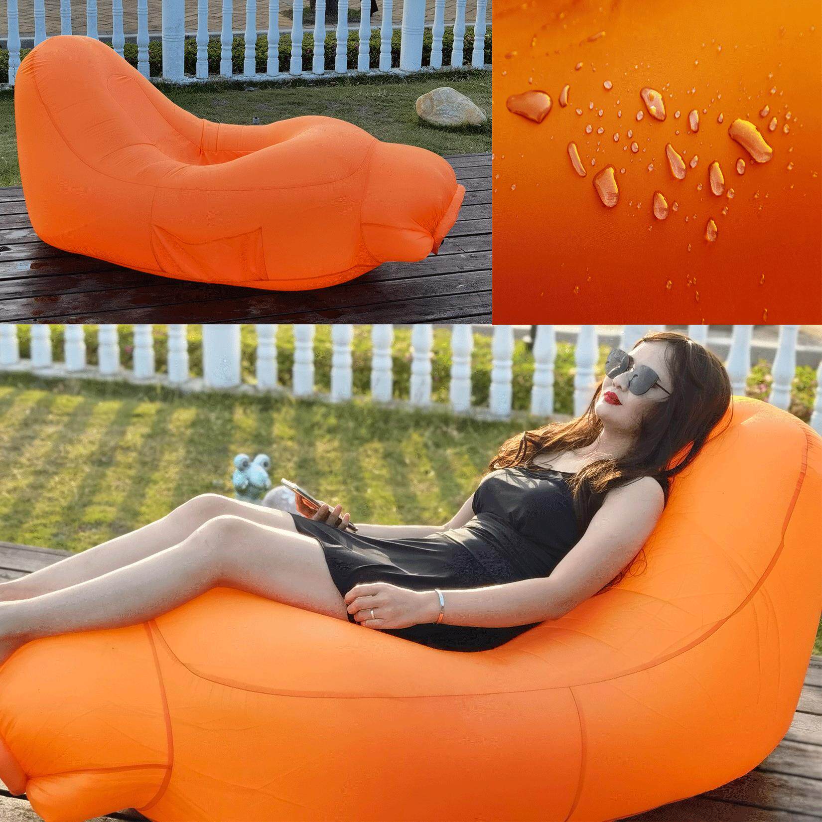 Portable Inflatable Outdoor Sofa for Camping and Beach Use