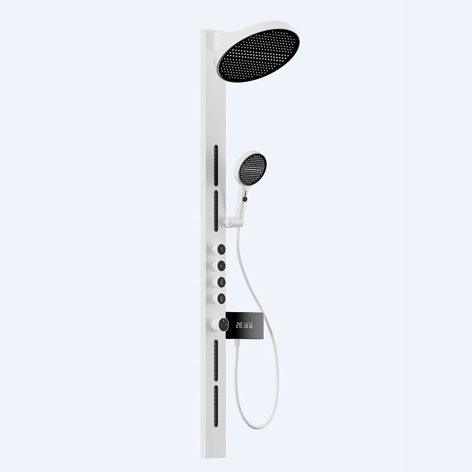Matte Grey Thermostatic Shower Set | Concealed Wall-Mounted Design | Minimalist Luxury Bathroom Fixture