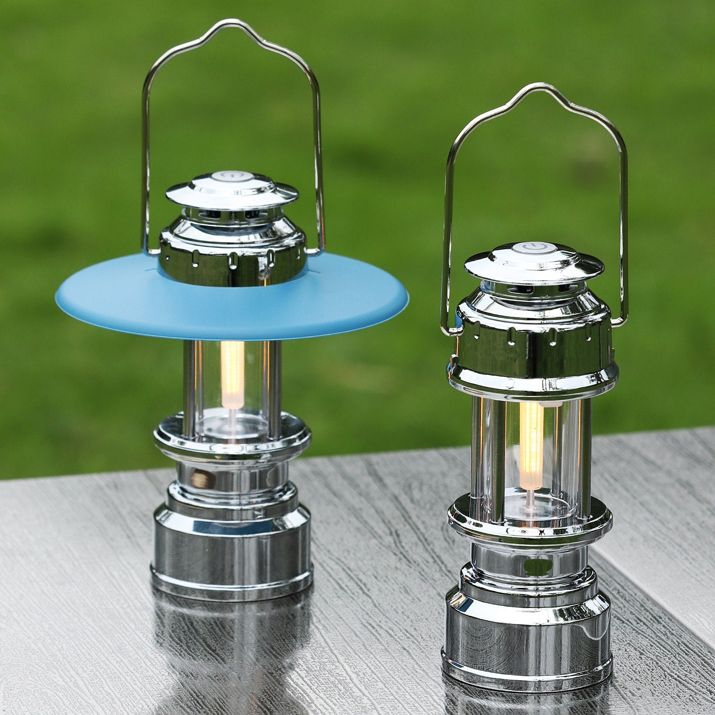 LED Emergency Handheld Lamp Portable Vintage Lantern Camping Tent Charger Outdoor Atmosphere Lighting