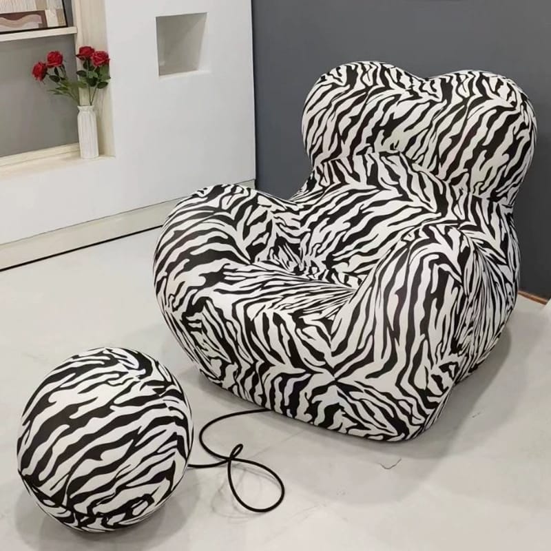 Nordic Luxury Hug Chair for Mom – Cozy Compressed Single Sofa for Living Room, Balcony & Lounge