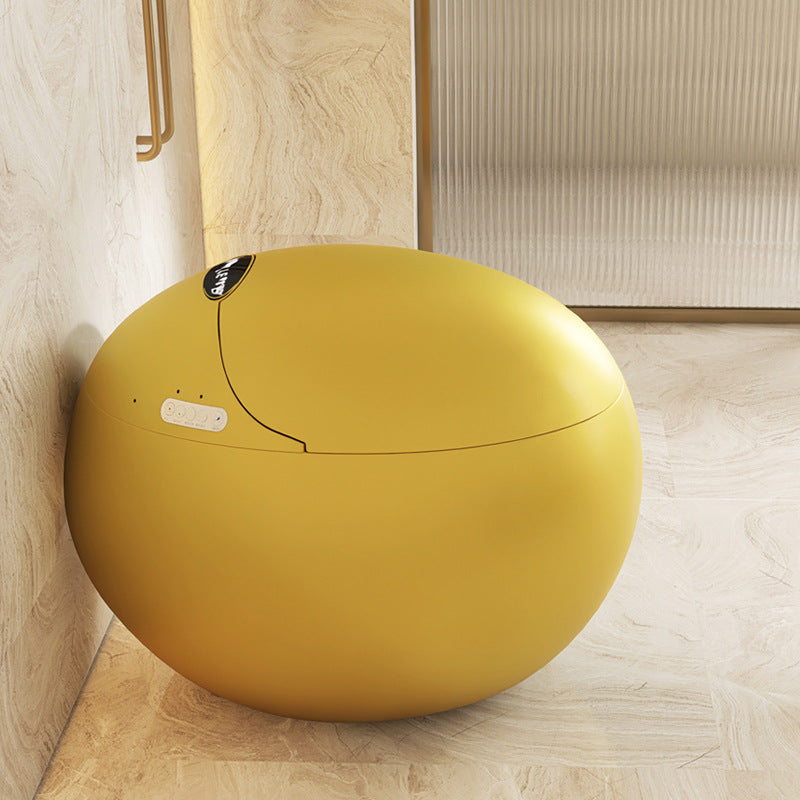 2025 XYlivingstore Luxury Orange Smart Toilet | Modern All-in-One Smart Toilet Design