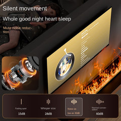Modern 3D Steam Fireplace Insert – Decorative Atomized Electric Humidifier for Home & Wall-Mounted Interiors