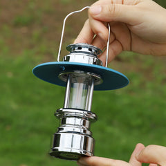 LED Emergency Handheld Lamp Portable Vintage Lantern Camping Tent Charger Outdoor Atmosphere Lighting