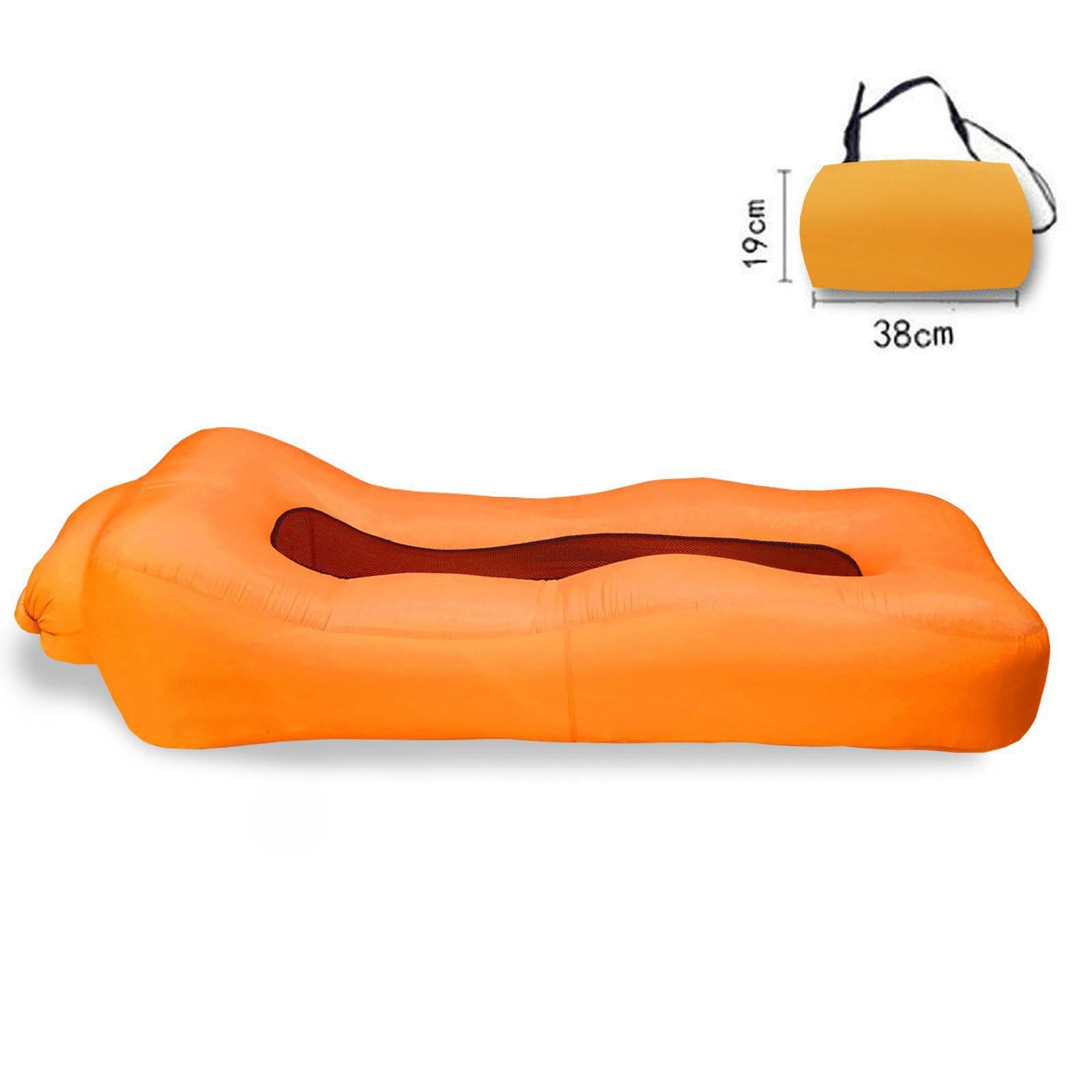 Portable Inflatable Lounger Sofa for Camping, Beach, Hiking & Outdoor Use – Quick Auto Air Mattress, Waterproof Anti-Tilt Air Couch for Travel & Picnic