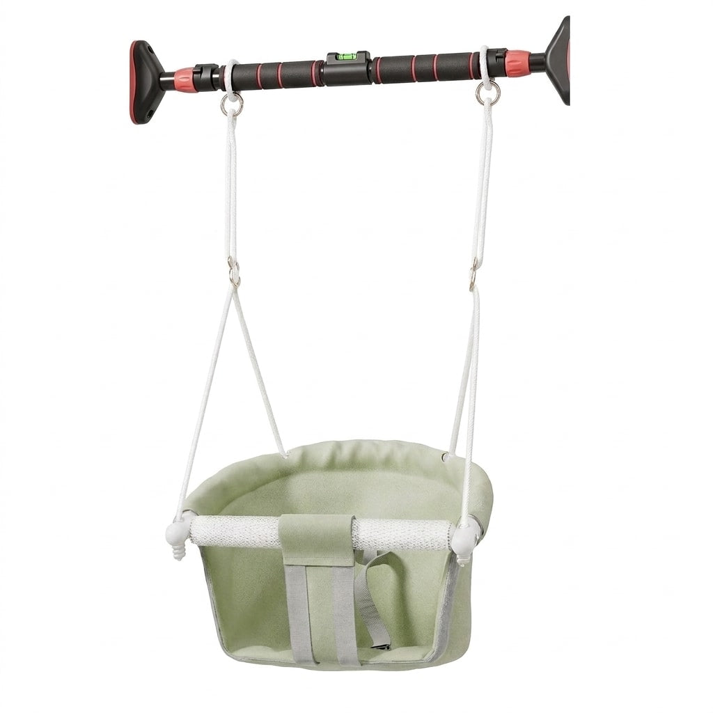 Indoor Outdoor Kids Swing Chair, Portable Hanging Hammock Swing for Toddlers & Family Backyard Play