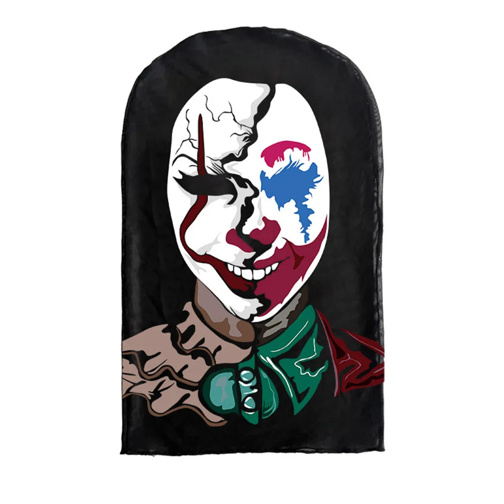 3D Printed Kanye Style Full Face Mask | Elastic Mesh Cosplay Balaclava Hood for Men & Women