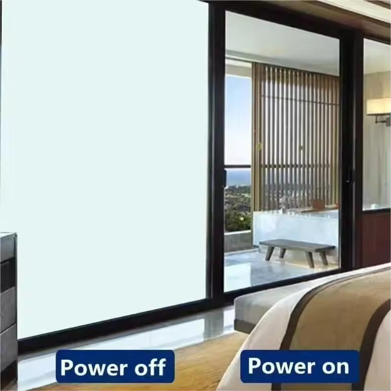 Customizable xylivingstore Smart Glass Window Film – Electrochromic Tint with Remote Control for Privacy and Energy Efficiency