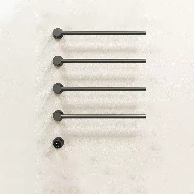 xylivingstore Wall-Mounted Electric Heated Towel Rack – Sterilizing & Drying for Bathroom Comfort