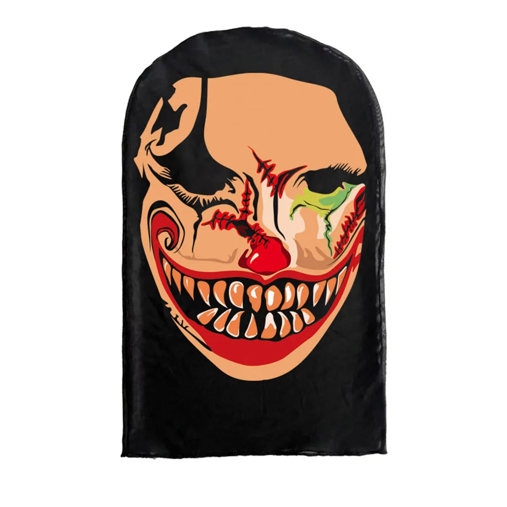 3D Printed Kanye Style Full Face Mask | Elastic Mesh Cosplay Balaclava Hood for Men & Women