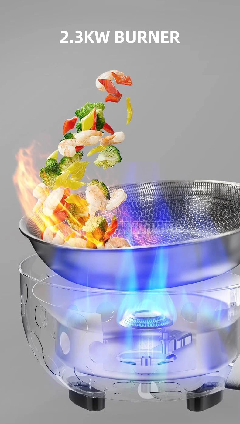 Portable Cassette Stove with All‑in‑One Cooking Pot for Camping & Picnic