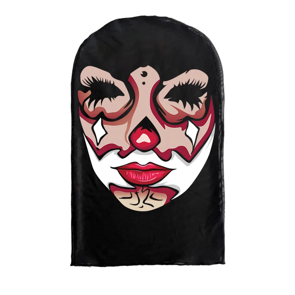 3D Printed Kanye Style Full Face Mask | Elastic Mesh Cosplay Balaclava Hood for Men & Women