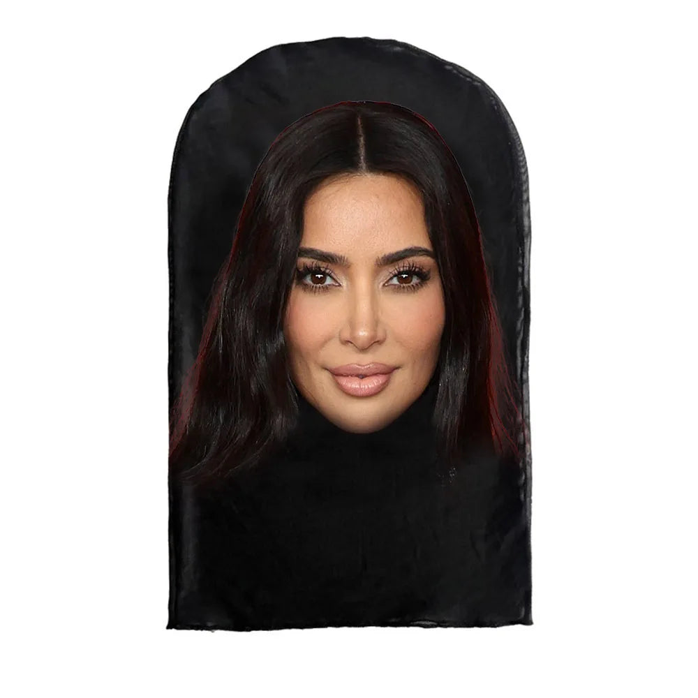 3D Printed Kanye Style Full Face Mask | Elastic Mesh Cosplay Balaclava Hood for Men & Women