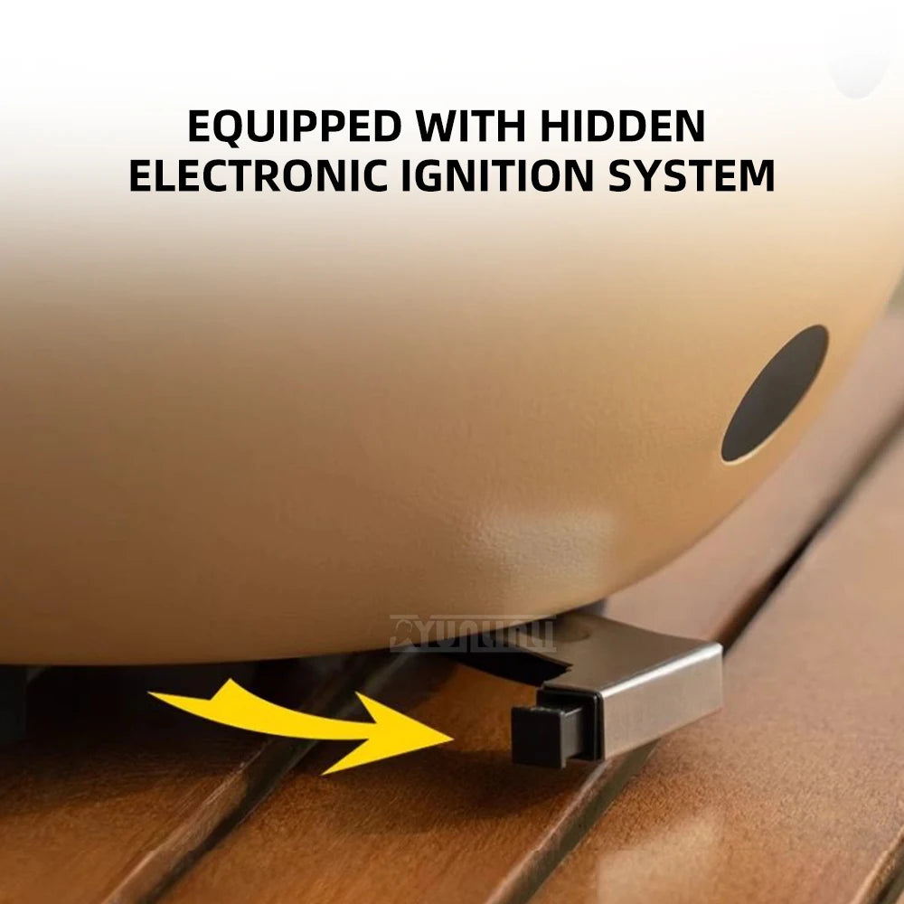 Portable Cassette Stove with All‑in‑One Cooking Pot for Camping & Picnic