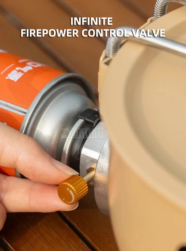 Portable Cassette Stove with All‑in‑One Cooking Pot for Camping & Picnic