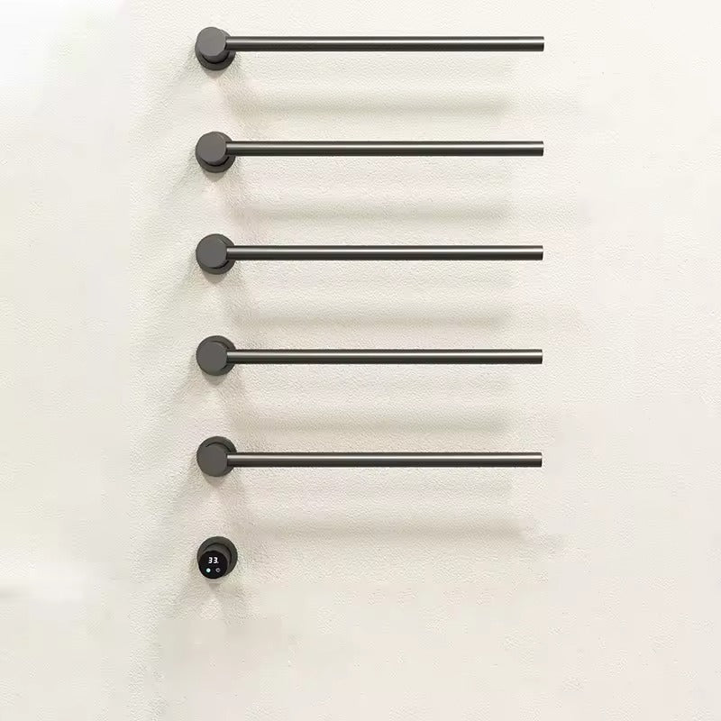 xylivingstore Wall-Mounted Electric Heated Towel Rack – Sterilizing & Drying for Bathroom Comfort