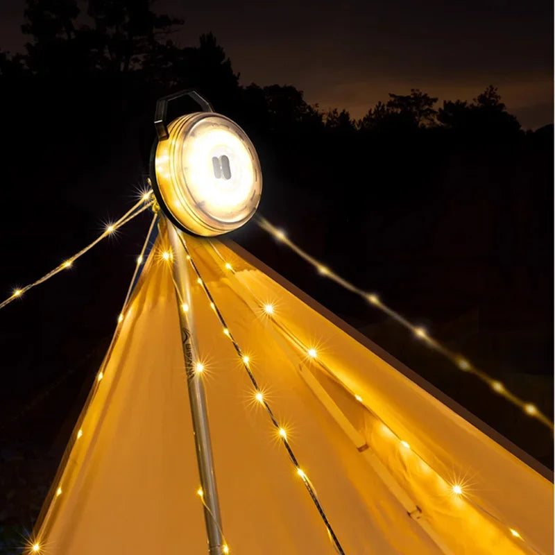Rechargeable Camping Ambient Light with Type-C Charging and 6 Modes