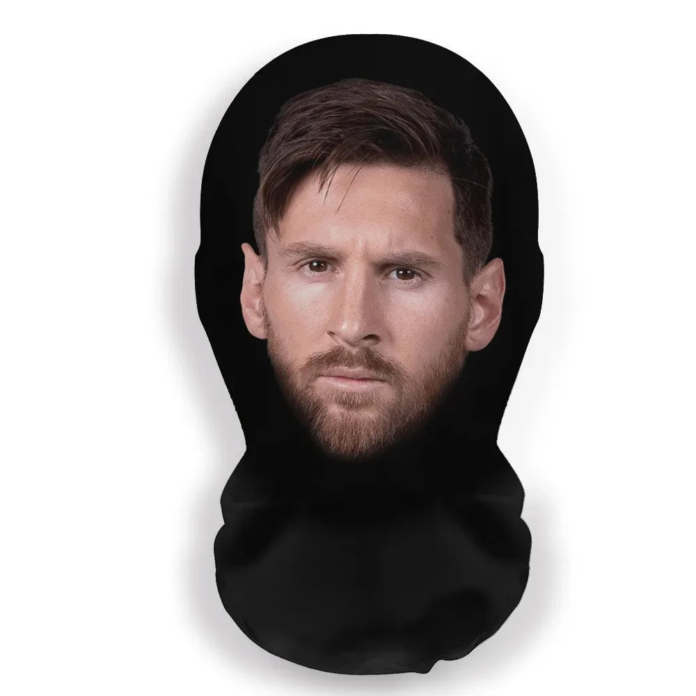 3D Printed Kanye Style Full Face Mask | Halloween Cosplay Stretch Mesh Balaclava for Men & Women