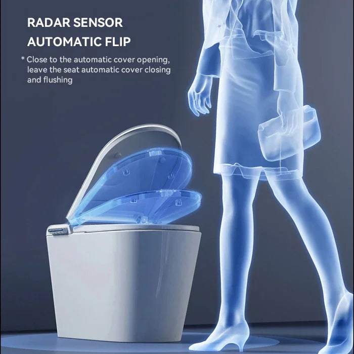 New Arrival: Smart One-Piece Ceramic Toilet - Floor Mounted & Fully Automatic