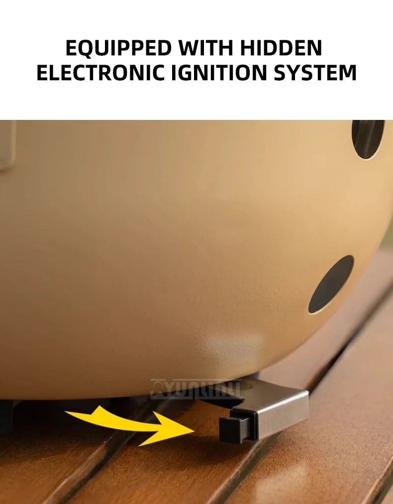 Portable Cassette Stove with All‑in‑One Cooking Pot for Camping & Picnic