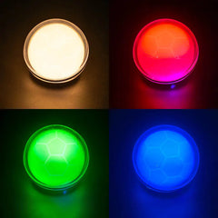Rechargeable Football Camping Lantern LED Warm Night Light Portable Emergency Light for Camping Home