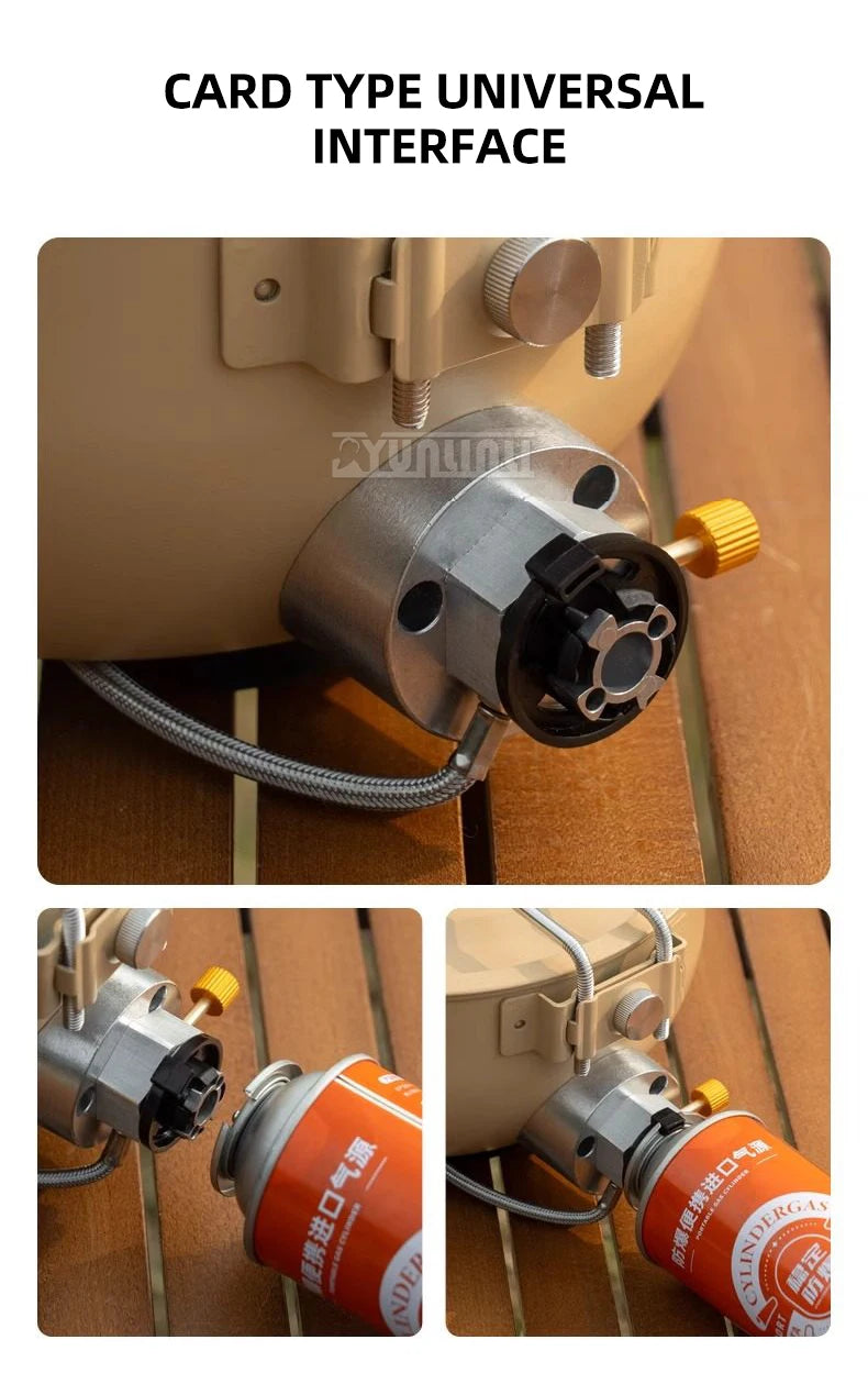 Portable Cassette Stove with All‑in‑One Cooking Pot for Camping & Picnic